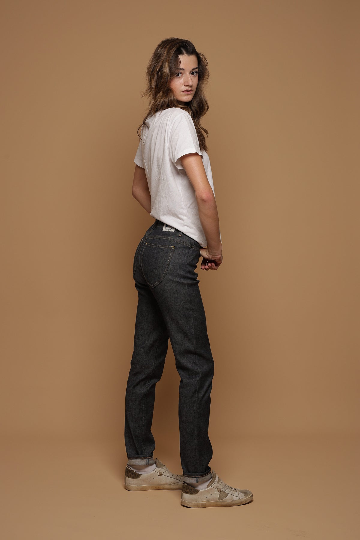 Jean pour femme Bona en 74 % lin / 23 % coton bio / 3 % élasthanne, coloris bleu jean, photo 1 sur 4, Le Gaulois Jeans