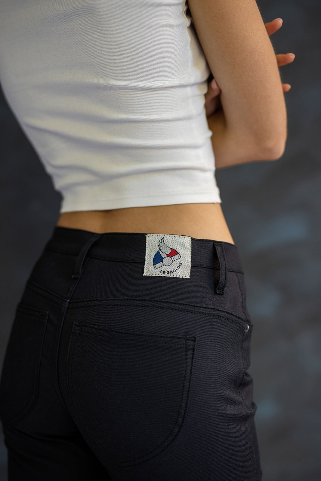 Noa noir - Jean femme en coton bio extensible