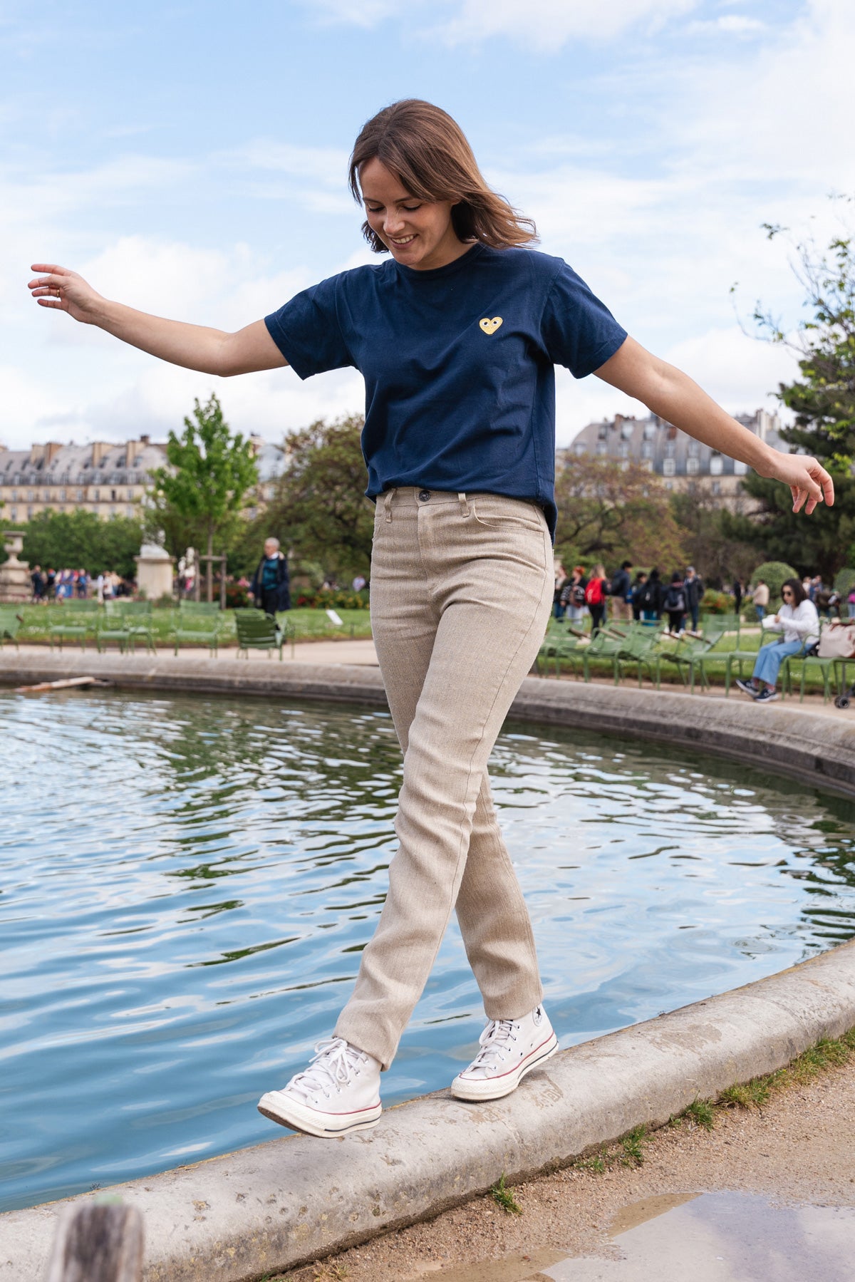 Jean pour femme Condate en 100 % chanvre naturel, coloris chanvre naturel, photo 1 sur 4, Le Gaulois Jeans