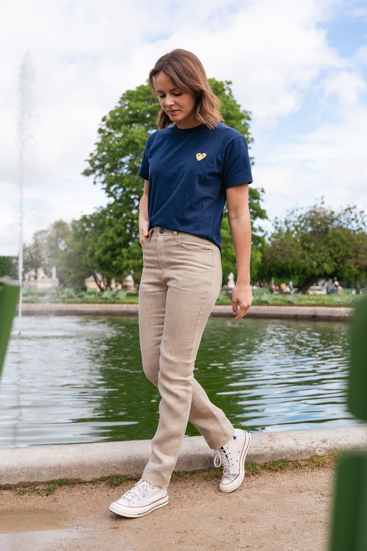 Jean pour femme Condate en 100 % chanvre naturel, coloris chanvre naturel, photo 3 sur 4, Le Gaulois Jeans