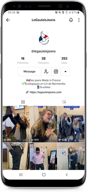 Vidéos TikTok Le Gaulois Jeans